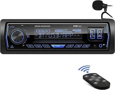 Audio 616UAB Marine Radio Head Unit For Marine Boat Or Car MP3 Bluetooth - NEW • $35.99