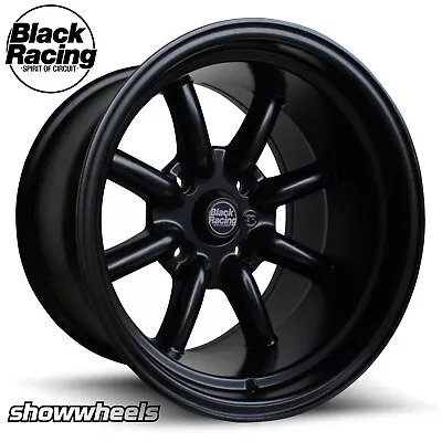 BLACK RACING BR8 15x8 15x10 Wheels Holden Chevy HQ HJ HX WB HZ Camaro Watanabe • $945