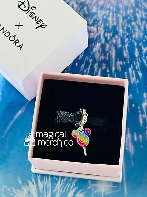 2024 Disney Parks Exclusive Pandora Charm Mickey Mouse Rainbow Lollipop Candy • $99.95