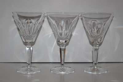 $25.19 • Buy Set Of 3 Waterford Sheila Crystal 7  Water Goblets-signed