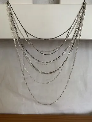 £15 • Buy Long Multi Chain Body Necklace. FREEDOM Jewellery. 