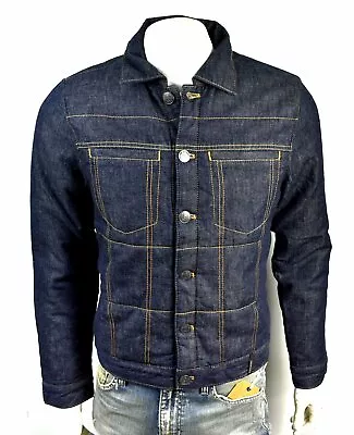 True Religion Brand Jeans Men's Body Rinse Quilted Puffer Denim Jacket - 103705 • $99.99