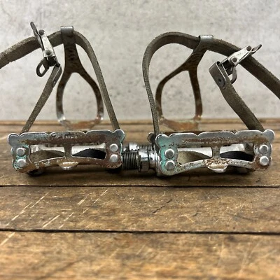 $172.49 • Buy Vintage Campagnolo Track Pedals Campy 9/16 Campy Fits Schwinn Paramount Pista