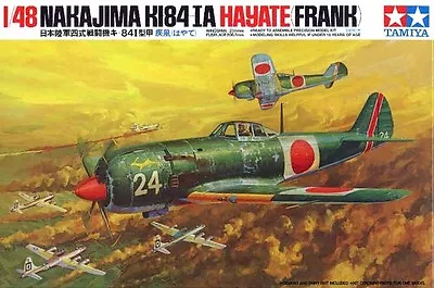 Tamiya 61013 1/48 Scale Aircraft Model Kit WWII Nakajima Ki-84-IA Hayate(Frank) • $14.40