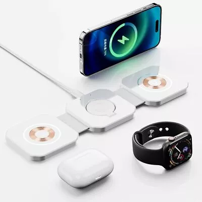 Charger Station Dock For IPhone 15/14/13/12 For AirPods For Apple Watch • $24.25