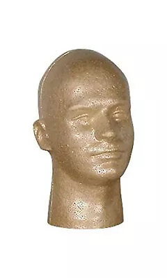 $59.99 • Buy 3 Male Suntan Styrofoam Mannequins Head Hat Cap Wig Display 11 ½  H Man