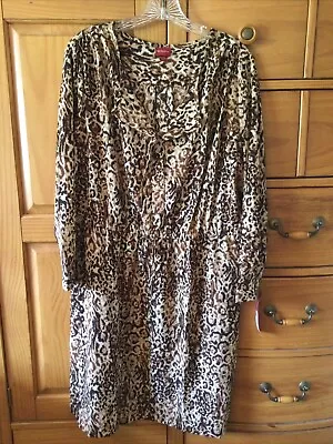 Womens Animal Print Dress Size XL Merona NWT  • $15