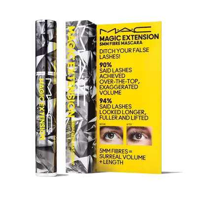 M·A·C Magic Extension 5MM Fibre Mascara - 0.37 Fl Oz - EXTENSIVE BLACK • $25.95