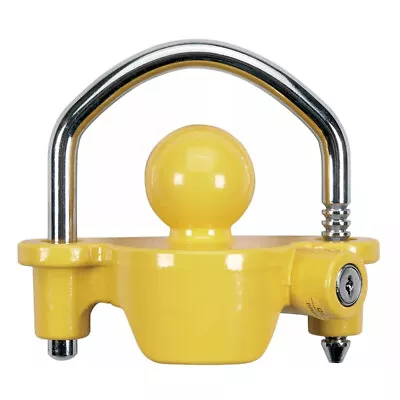 $27 • Buy Trailer Coupling Lock Caravan  Anti-theft Universal Hitch Lock Tow Ball 2 Keys