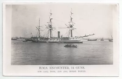 £15 • Buy HMS ENCOUNTER Amethyst Class Corvette Royal Navy RP PC
