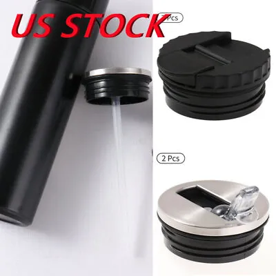 US 2X Vacuum Flask Sealing Stopper Thermal Cup Cap Straw Cover Flap Bottle Lids • $6.92