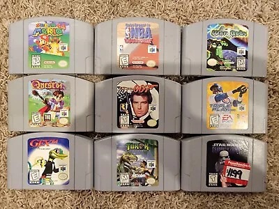 Nintendo 64 Game Bundle N64 Lot • $175