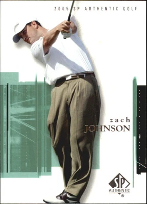 $0.99 • Buy 2005 SP Authentic Golf Card #10 Zach Johnson