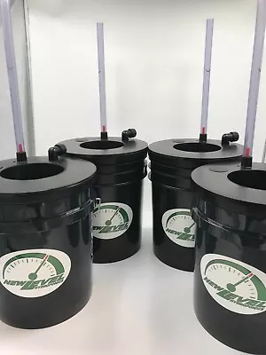 4 Bucket And Grow LID DWC Combo - NEW LEVEL HYDROPONICS  -  3.5 Or 5 Gallon • $74.99