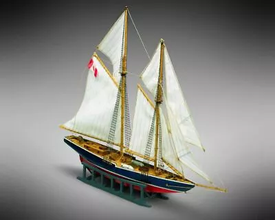 Mamoli MM11 - Bluenose - Pre-Carved Wooden Hull Ship Model Kit - Scale 1/160 • $69.99