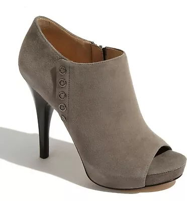 Via Spiga Acacia Bootie In Gray Suede Size 5.5 • $38