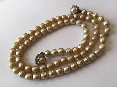 Vintage Judith Mccann Signed Baroque Pearl Necklace • $9.99