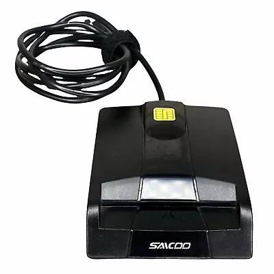 Saicoo USB DOD Common Access CAC Military Card Reader Black 39  Cord • $9.99