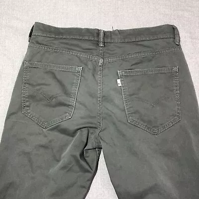 Levi’s Pants Men's 32x32 Gray Rare With Only R On White Tag Straight Leg • $19.95