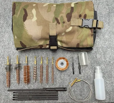 British Army Surplus MTP Rifle Small Arms Maintenance Cleaning Kit Brush Parts • £4.99