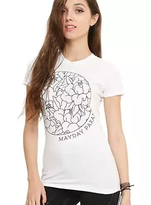 Hot Topic Mayday Parade Juniors Floral Circle Shirt New XL 2XL 3XL • £7.71