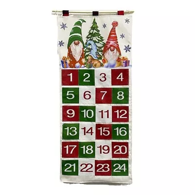Christmas Advent Calendar Advent Calendar With 24 Pockets 24 Days Countdown • $23.77