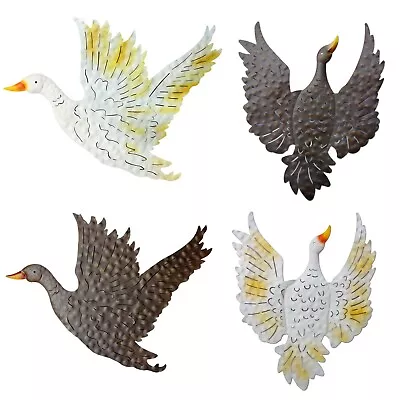£9.99 • Buy Garden Wall Fence Hanging Flying Duck Bird Outdoor Ornament Statue Home Décor  