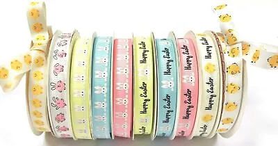 Bertie's Bows 9mm & 16mm Easter Ribbon - 3 Metres Or 25m Roll Grosgrain • £2.95