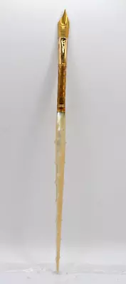 Dip Pen---Vintage--Pearl Tree Trunk Design--gold Plated Nib • $45