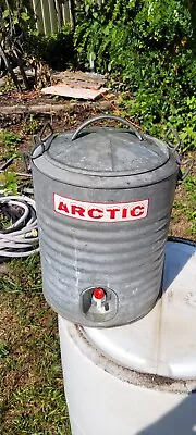 VTG. Arctic Galv. Metal Water Cooler Large 5-Gallon (no Liner) SCHLUTER MFG. CO. • $24.99