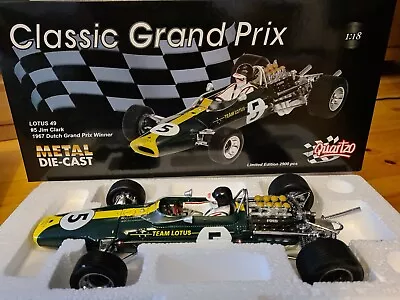 Quartzo 1:18 Lotus 49 1967 Dutch Grand Prix #5 Jim Clark Limited EDITION • £199.99