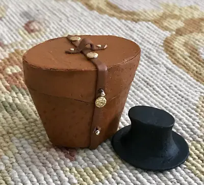 Pat Tyler Dollhouse Miniature Bag Luggage Suitcase Valise Grip Top Hat Box 880 • $46.95