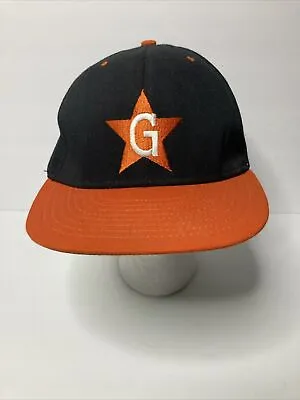 Vintage G Orange Star Hat Snap Back Baseball Cap Made In USA • $14.99