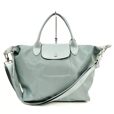 LONGCHAMP Hand Bag  Gray Nylon 3904685 • $73