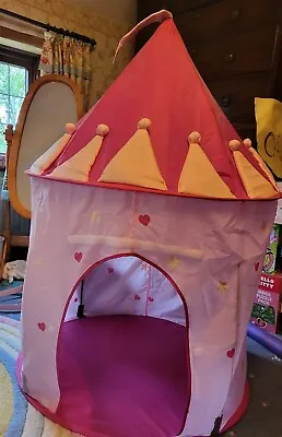 £9.99 • Buy Girls Fairy Princess Castle Play House Toy Tent Pops Up Tent Bedroom Home Decor