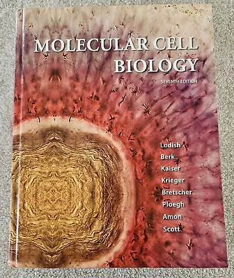 Molecular Cell Biology 7th Edition Hardcover By Lodish Berk Kaiser Krieger... • $15.95