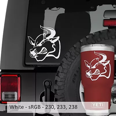 Angry Toro Bull Head Collectible Decals Vinyl Decal • $12.99