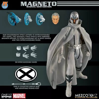 Mezco Toys One:12 Marvel Marvel Magneto PX Previews Exclusive • $59.99