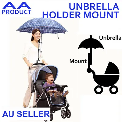 $13.49 • Buy Umbrella Holder Mount Stand Handle For Baby Pram Bicycle Stroller Chair