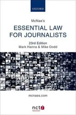 £3.49 • Buy McNaes Essential Law For Journalists, Hanna, Mark & Dodd, Mike, Used; Good Book