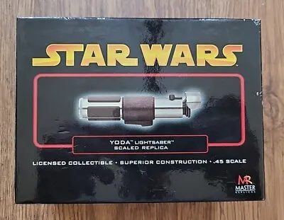 Master Replicas Star Wars Yoda ROTS Lightsaber .45 Scaled Replica • $64.99