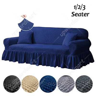 Sofa Covers 1 2 3 Seater High Stretch Lounge Slipcover Protector Couch Cover Set • $23.99