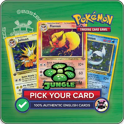 $26.89 • Buy Jungle 1999 – Pokemon Cards TCG – 1st Edition Unlimited – Pick Your Single –WOTC