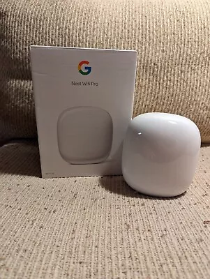 Google Nest Wi-Fi Pro 6E 5400Mbps 2-Port Wireless Router - Snow (GA03030-US) • $84