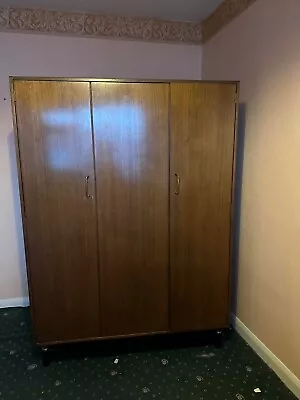 Vintage G Plan E Gomme Double Wardrobe Stylish Legs And Drawer Fittings.  • £40