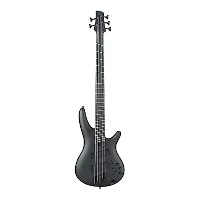 Ibanez SRMS625EXBKF SR Iron Label 5 String Elec Bass Multiscale Blk Flat • $949.99