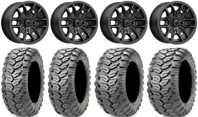 MSA Fang 15  Wheels Black 27  Ceros Tires Sportsman RZR Ranger • $1217.06