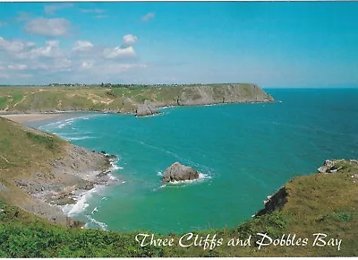 ⛱️  THREE CLIFFS GOWER PENINSULA GLAMORGAN.  Mint. (#4200) • £0.99