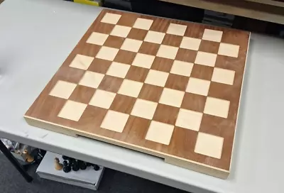 FACTORY 2ND - 20  Raised Baltic Plywood Chess Board 2 1/4  Sq - Made In USA • $45