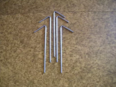 $6 • Buy 5  Brand New Gal Steel Tent Pegs